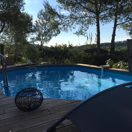 Villa En Bordure De Colline*Piscine*Clim*Netflix Les Matelles Luaran gambar
