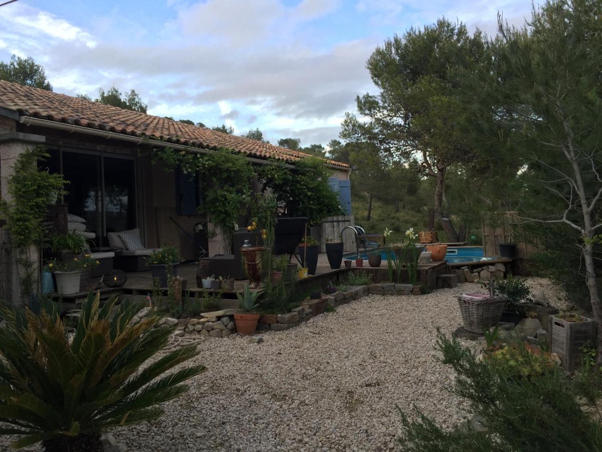 Villa En Bordure De Colline*Piscine*Clim*Netflix Les Matelles Luaran gambar