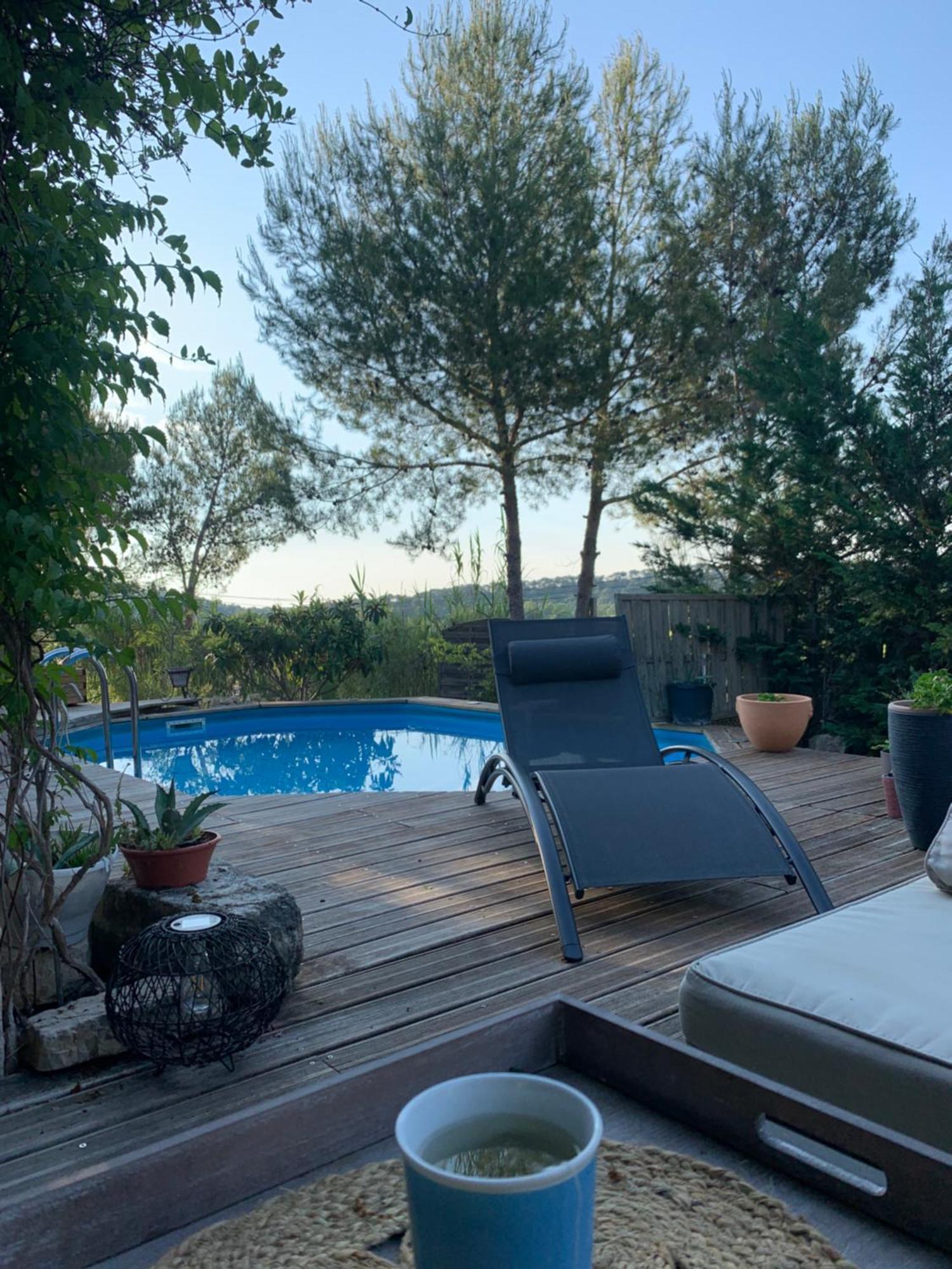 Villa En Bordure De Colline*Piscine*Clim*Netflix Les Matelles Luaran gambar
