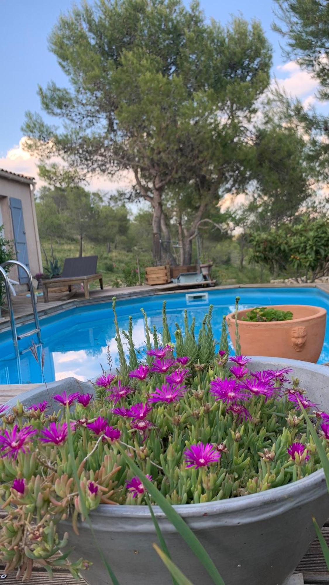 Villa En Bordure De Colline*Piscine*Clim*Netflix Les Matelles Luaran gambar